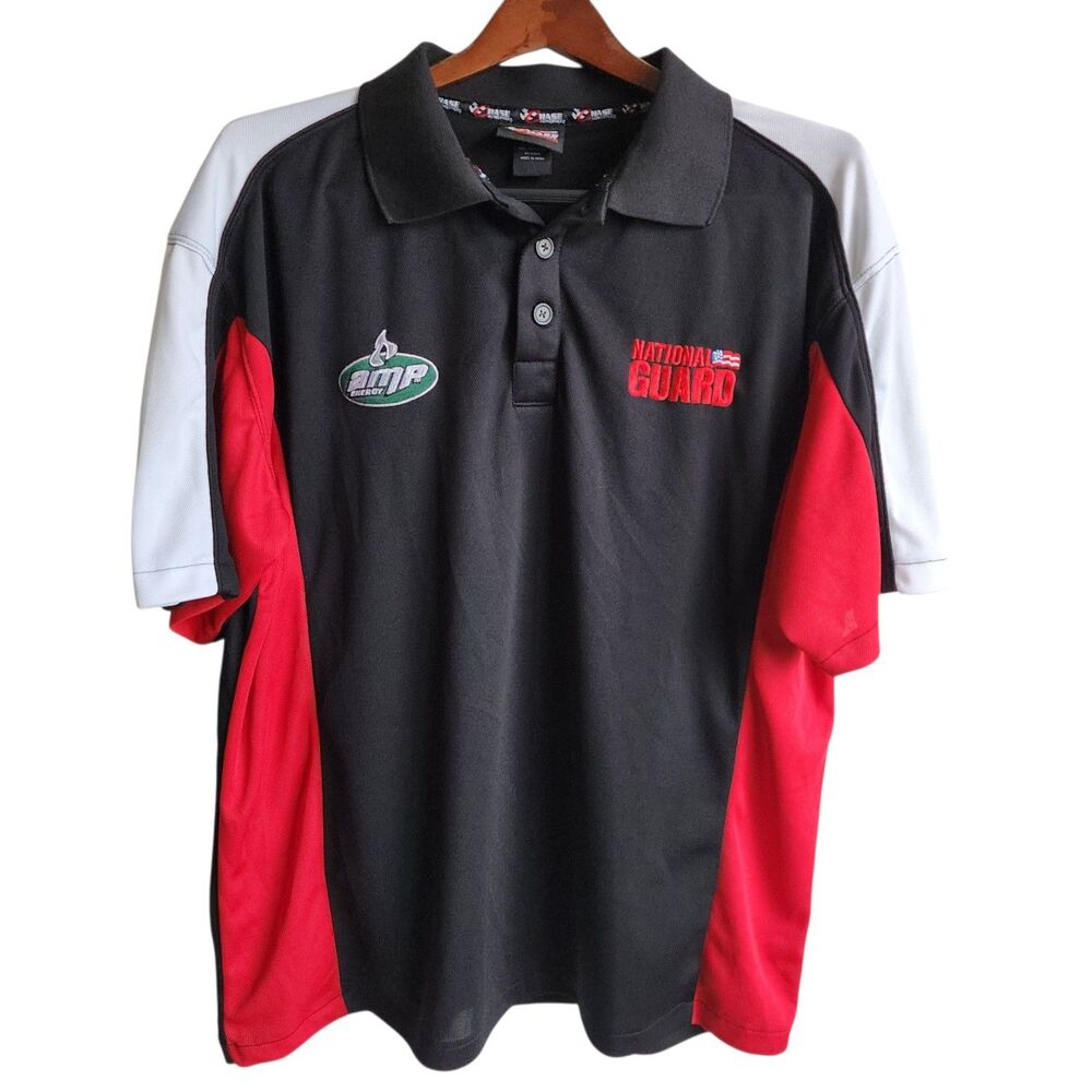 Vtg Dale Earnhardt Jr #88 National Guard AMP Energy NASCAR Polo Shirt XL Chase